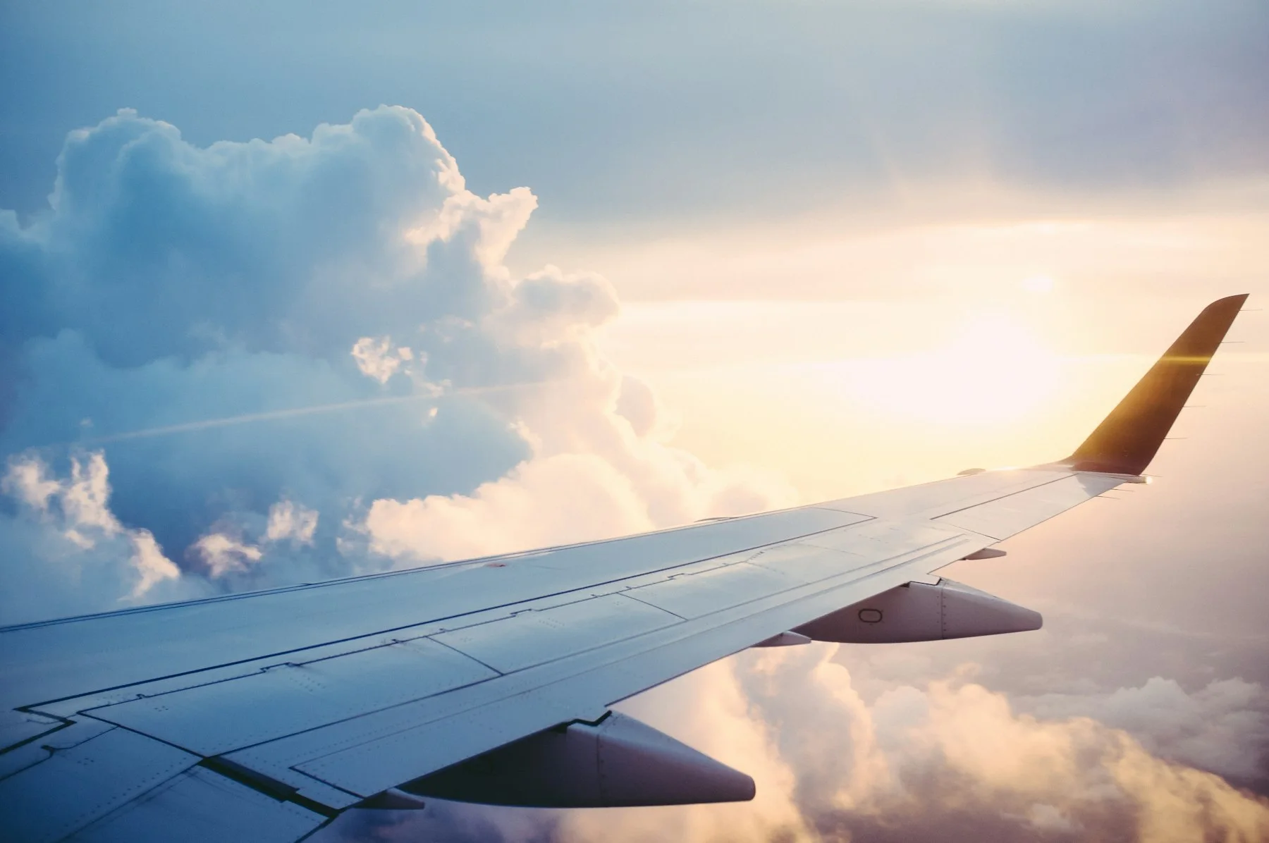 Airplane in flight